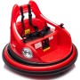 Autoscontro Elettrico per Bambini 12V Girevole 360° con Telecomando, Cintura di Sicurezza, Luci LED e Musica