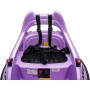 Autoscontro Elettrico per Bambini 12V Girevole 360° con Telecomando, Cintura di Sicurezza, Luci LED e Musica