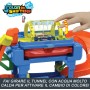 Mattel HTN80 Hot Wheels Tunnel Twist Car Wash Autolavaggio con Tunnel e veicolo 1:64 cambia-colore