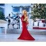 Mattel HJX17 Barbie Signature Mariah Carey con Scintillante Abito Rosso ricci Glamour e Tacchi Rossi abbinati