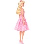 Mattel HPJ96 Barbie The Movie Margot Robbie con abito vintage a quadretti rosa e bianco e collana con margherite