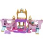 Mattel HWX17 Disney Princess Castello Carrozza trasformabile 2in1 con minifigure 6 aree di gioco e accessori