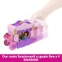 Mattel HWX17 Disney Princess Castello Carrozza trasformabile 2in1 con minifigure 6 aree di gioco e accessori