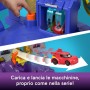 Fisher Price HYR74 DC Batwheels Batcaverna Lancia e Sfreccia playset Pista con 3 Piani di Gioco luci e Suoni