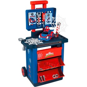 Smoby 7600360214 Spidey Workshop Cart carrello fai da te auto Spidey da costruire 17 accessori Smoby 7600360214 Spidey Workshop Cart carrello fai da te auto Spidey da costruire 17 accessori