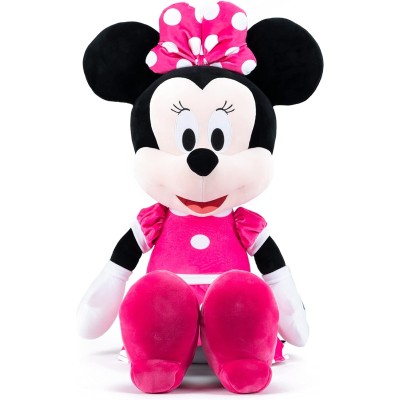 Simba 6315872686 Disney Peluche Minnie con abito fucsia 80cm