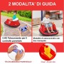 Giostrina Autoscontro Elettrico HW333 per Bambini Bumpercar 12V Girevole a 360° con Telecomando Cintura di Sicurezza Luci a Led