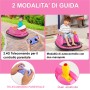 Giostrina Autoscontro Elettrico HW333 per Bambini Bumpercar 12V Girevole a 360° con Telecomando Cintura di Sicurezza Luci a Led