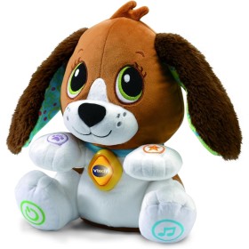 VTech 610107 Fido Parla e Gioca con Me Peluche Interattivo Gioco Evolutivo 3 Livelli Muove le Orecchie VTech 610107 Fido Parla e Gioca con Me Peluche Interattivo Gioco Evolutivo 3 Livelli Muove le Orecchie