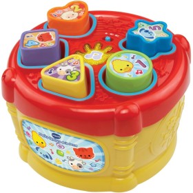 VTech 185107 Il Magico Tamburo delle Forme Tamburo Musicale Interattivo con Forme e Canzoni e Melodie VTech 185107 Il Magico Tamburo delle Forme Tamburo Musicale Interattivo con Forme e Canzoni e Melodie