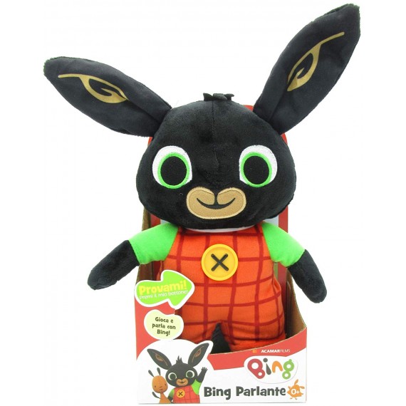 Bing Peluche Parlante 33 cm Giochi Preziosi BNG02000 Bing Peluche Parlante 33 cm Giochi Preziosi BNG02000