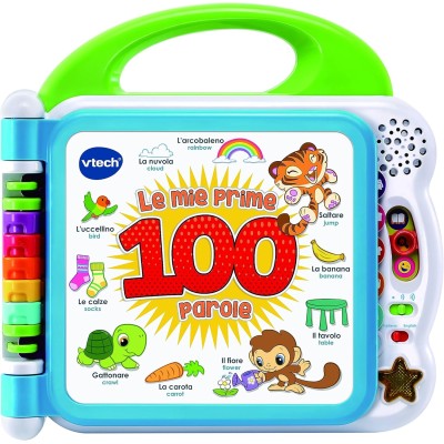 VTech 601507 Il Mio Primo Libro Illustrato Libro Bilingue Sensoriale in Italiano e Inglese con 3 Modalità