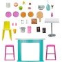 Mattel HGP59 Barbie Il Restorante con bambola oltre 30 Accessori e 6 Aree Giochi