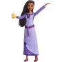 Mattel HXP69 Disney Wish Asha di Rosas Cantante con abito rimovibile e Star