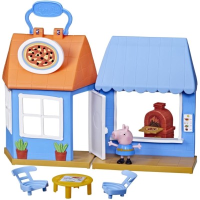 Hasbro F2169 Peppa Pig Peppa's Pizza Place Carry-And-Play con Figura e 4 Accessori