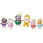 Hasbro F4832 Peppa Pig Campeggio con gli amici con 5 figure Peppa Candy Danny Suzy e il Sig. Wolf