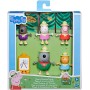 Hasbro F4832 Peppa Pig Campeggio con gli amici con 5 figure Peppa Candy Danny Suzy e il Sig. Wolf