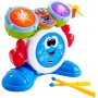 Chicco 098201 Rocky la Batteria Strumento Musicale con 3 Modalità Luci e Musica 1-4 Anni