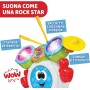 Chicco 098201 Rocky la Batteria Strumento Musicale con 3 Modalità Luci e Musica 1-4 Anni