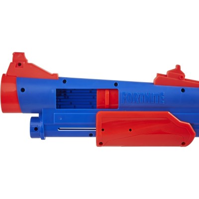 HAsbro F0318 Nerf Fortnite Pump SG Blaster lancia-dardi Mega con Azione a Pompa a retroricarica con 4 dardi Mega