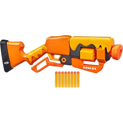 Hasbro F2486 Nerf Roblox Adopt Me! BEES! blaster lancia-dardi con azione a leva tamburo rotante con 8 dardi Nerf Elite