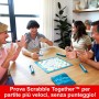 Mattel HXW03 Scrabble Il gioco da tavolo delle parole con doppio tabellone e modalità Parole di Squadra