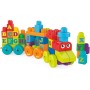 Mattel DXH35 MEGA Bloks - impara con il trenino con blocchi per costruire e imparare l'alfabeto