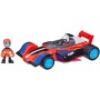 Hasbro F5206 PJ Masks Flash Cruiser auto trasformabile con luci e suoni con minifigura