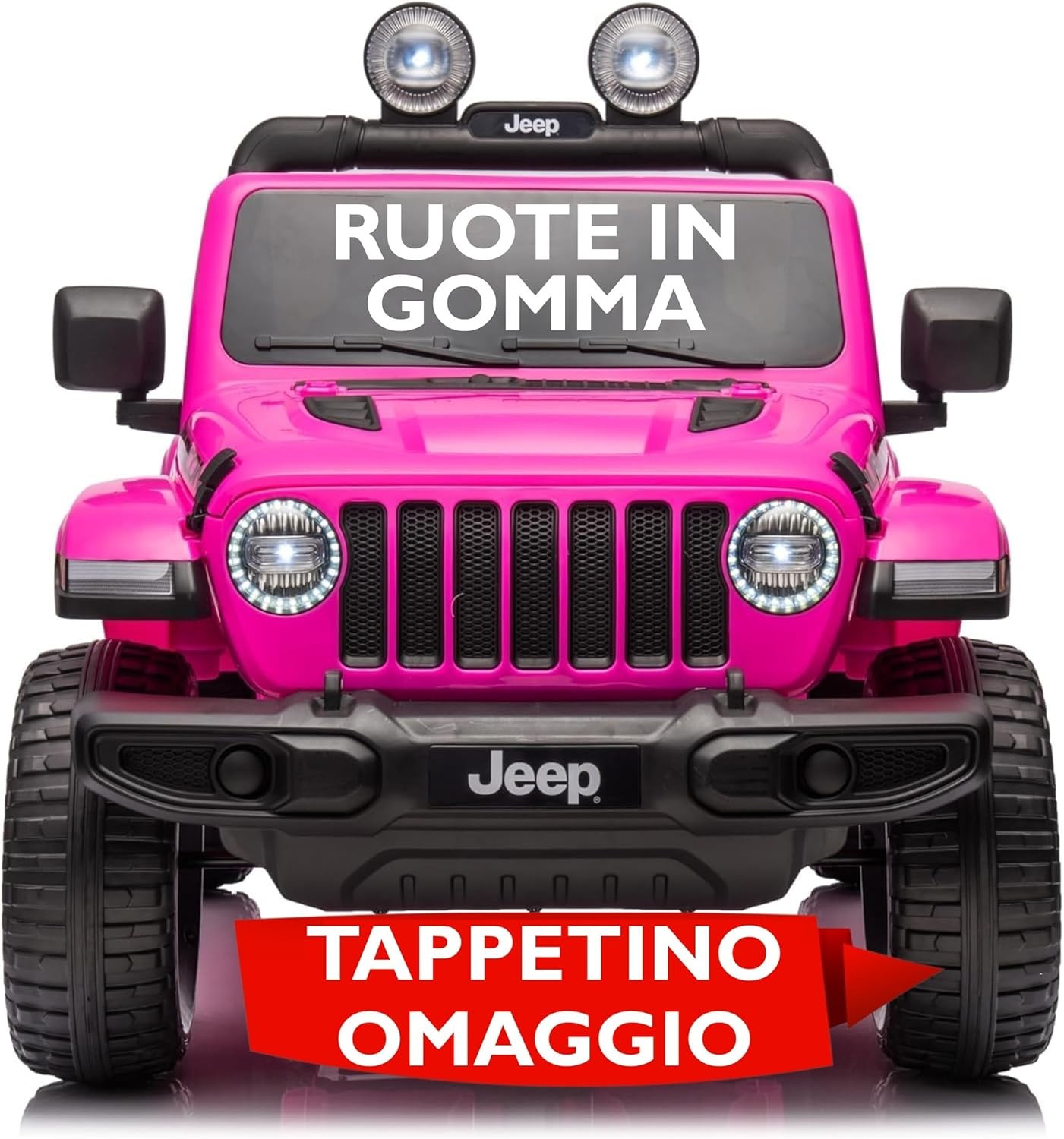 Auto Elettrica Macchina per Bambini 2 Posti Jeep Wrangler Rubicon 12V Fuoristrad - Foto 22 di 61