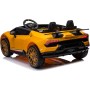 Auto Elettrica Macchina per Bambini 24V Lamborghini Huracan Spyder 2 Posti con Sedile in Pelle e Ruote in Gomma