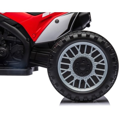 Moto Elettrica per bambini Trimoto Mini Cross Honda CRF450L - Mini Moto Triciclo 6 Volt con 3 Ruote e Suoni integrati