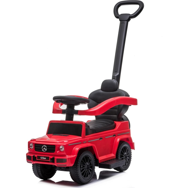 Primi Passi Cavalcabile 3 in 1 Per Bambini Mercedes-Benz G350 Con Suoni e Maniglione Direzionabile da 12 a 36 Mesi