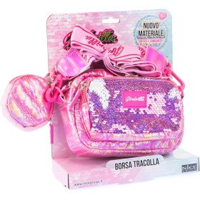 Nice 19053 Girabrilla Puffer Borsa Pochette a tracolla Magenta con Porta Monete Nice 19053 Girabrilla Puffer Borsa Pochette a tracolla Magenta con Porta Monete