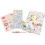 Nice 02058 Diario Morbido Agenda Squishy da Decorare con Stickers Brillanti Penna e pennarelli