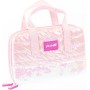 Nice 19042 Girabrilla Set Make Up Beauty Case Portatrucchi Rosa con Ombretti Lucidalabbra e Smalto per Unghie