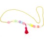 Nice Group 87032 Perline ABC Rainbow Necklace Collane Arcobaleno