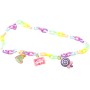 Nice Group 87032 Perline ABC Rainbow Necklace Collane Arcobaleno