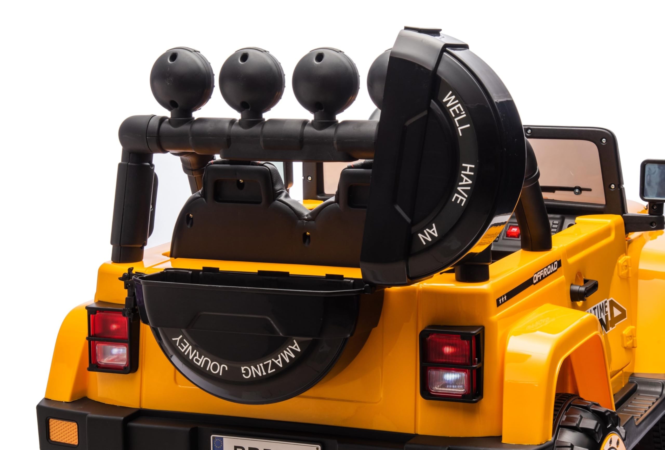 Auto Elettrica Macchina per Bambini Fuoristrada Off-Road con Sedile in Pelle e T - Foto 81 di 90