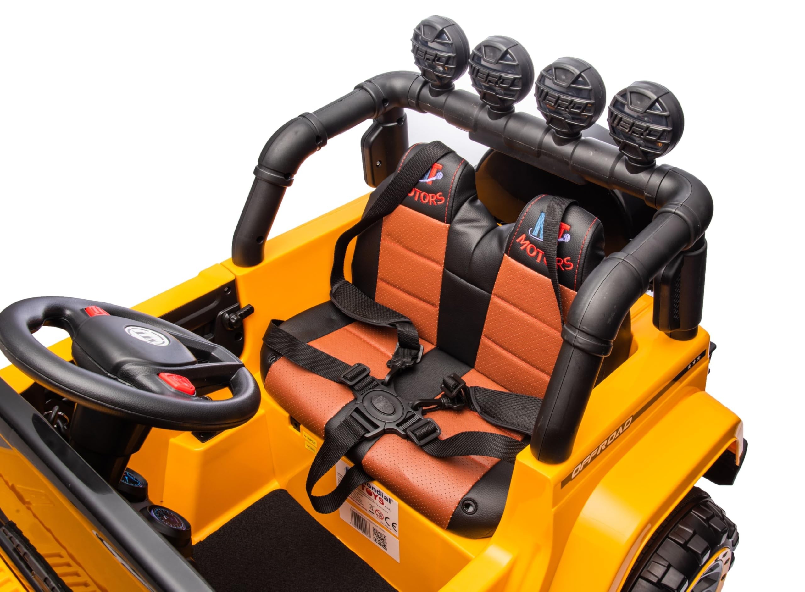 Auto Elettrica Macchina per Bambini Fuoristrada Off-Road con Sedile in Pelle e T - Foto 79 di 90