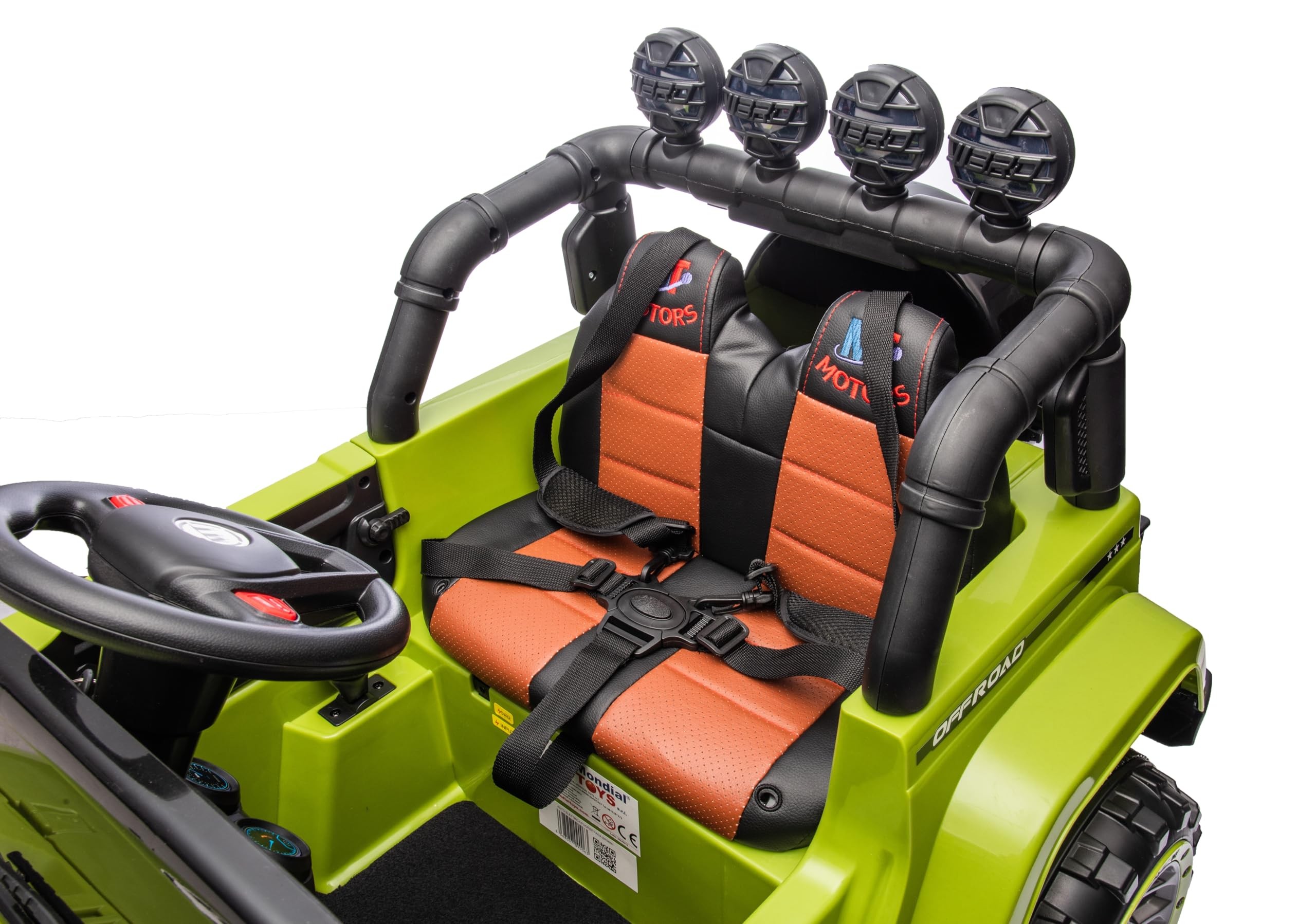 Auto Elettrica Macchina per Bambini Fuoristrada Off-Road con Sedile in Pelle e T - Foto 88 di 90