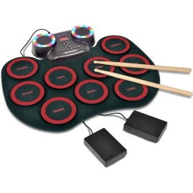 Bontempi 18 2000 FlexBuddy Batteria Flessibile Elettronica a 9 Pads con Ritmo e Divertimento 43,2x17,1x6,5cm Bontempi 18 2000 FlexBuddy Batteria Flessibile Elettronica a 9 Pads con Ritmo e Divertimento 43,2x17,1x6,5cm
