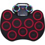 Bontempi 18 2000 FlexBuddy Batteria Flessibile Elettronica a 9 Pads con Ritmo e Divertimento 43,2x17,1x6,5cm