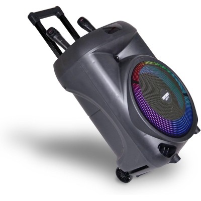 Amplificatore Karaoke Bontempi Nero - Wireless Con Effetti Luminosi E Eco, Modello 491020 - Foto 9