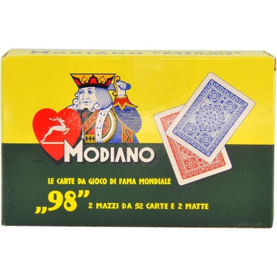 Modiano 300254 Poker 98 Carte da poker italiane