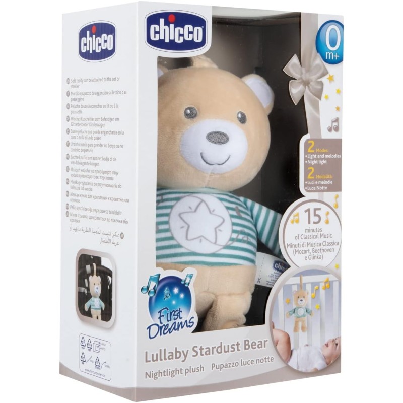 Chicco 111280 Orsetto Polvere di Stelle con Luce Notturna Soffusa