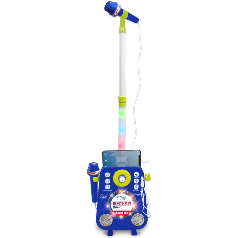 Guitare Bontempi Enfant Bontempi | SoundHub - Sound Box Avec 2 Microphones Et Positions Ajustables Pour Des Performances Immersives 220x900x90 Mm Karaoke Enfant Fille 10 Ans