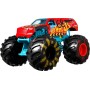 Mattel GWL09 Hot Wheels Monster Truck Demo Derby Macchinina con Ruote Giganti e Motore a Spinta