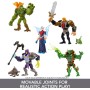 Mattel HLF53 Masters of the Universe Selvaggia Eternia Action Figure Mossman con articolazioni snodabili e accessoriO