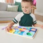 Fisher-Price HXY42 Puzzle dello Spazio in Legno con 42 Blocchi impilabili 3+ Anni