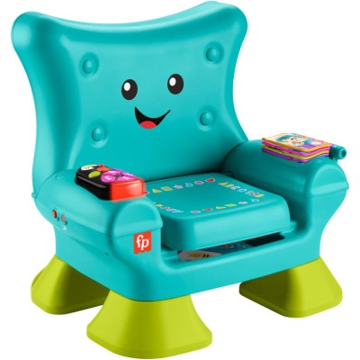 Fisher-Price HYR96 La Poltroncina di Cagnolino Sedia interattiva con 120 Canzoni, Luci Suoni e Frasi per l'apprendimento